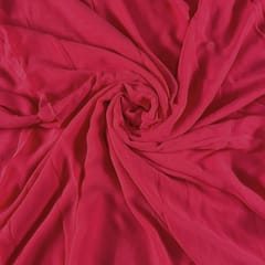 Red Colour Georgette Fabric
