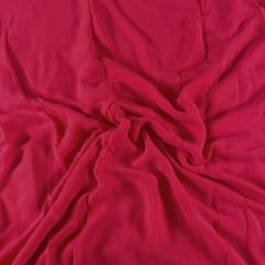 Red Colour Georgette Fabric