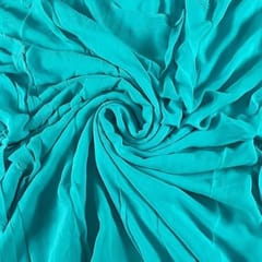 Sky Blue Colour Georgette Fabric (N93)