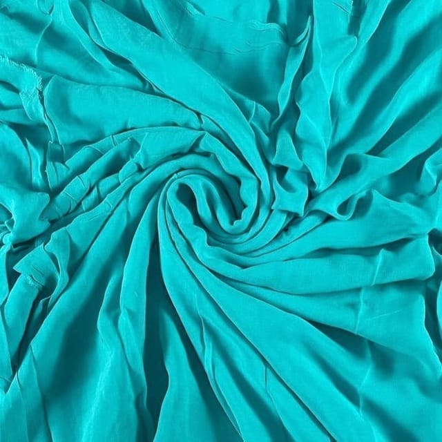 Sky Blue Colour Georgette Fabric (N93)