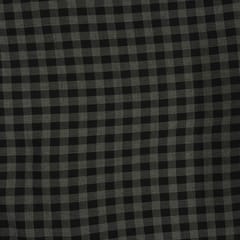 Black Colour Yarn Dyed Cotton Fabric