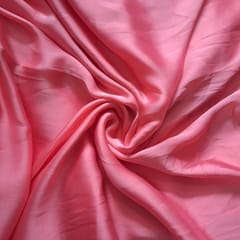 Peach Colour Poly Satin Fabric (N127)