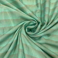 Green Colour Yarn Dyed Cotton Fabric