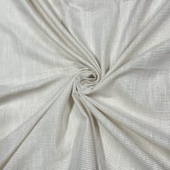 Cream Colour Yarn Dyed Cotton Fabric