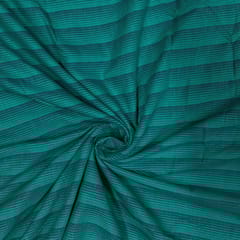 Rama Green Colour Yarn Dyed Cotton Fabric