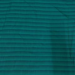Rama Green Colour Yarn Dyed Cotton Fabric