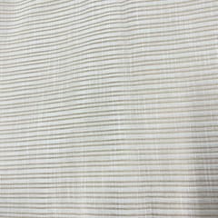 Cream Colour Yarn Dyed Cotton Fabric
