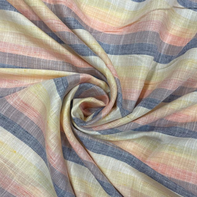 Multi Colour Yarn Dyed Cotton Fabric