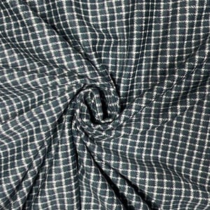 Bottle Green Colour Tweed Fabric