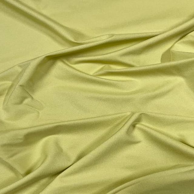 Lemon Colour Denim Lycra Fabric