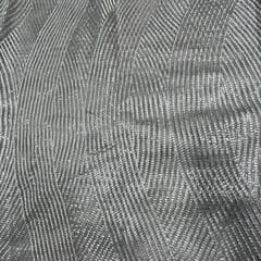 Lavender Colour Net Embroidered Fabric