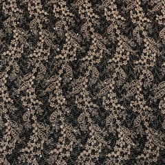 Mouse Colour Net Embroidered Fabric