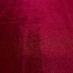Red Colour Lycra Velvet Fabric