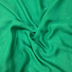Sea Green Colour Flat Chiffon Fabric (N104)