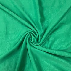 Sea Green Colour Flat Chiffon Fabric (N104)
