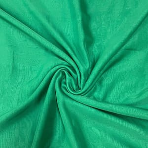 Sea Green Colour Flat Chiffon Fabric (N104)