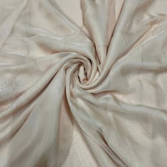 Peach Colour Flat Chiffon Fabric
