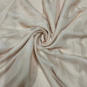 Peach Colour Flat Chiffon Fabric