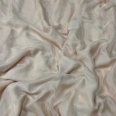 Peach Colour Flat Chiffon Fabric