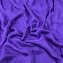 Purple Colour Flat Chiffon Fabric