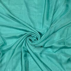 Sea Green Colour Flat Chiffon Fabric (N102)