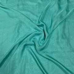 Sea Green Colour Flat Chiffon Fabric (N102)