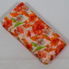 Multi Colour Viscose Cotton Dobby Printed Fabric