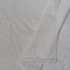 White Dyeable Cotton Dobby Fabric