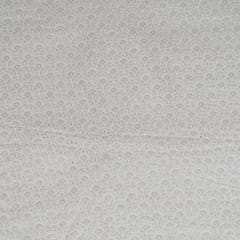 Dyeable Viscose Organza Embroidered Fabric