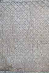 Dyeable Tissue Uppada Embroidered Fabric