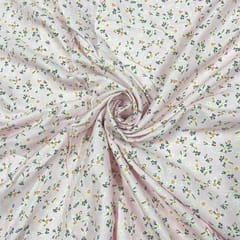 Light Pink Colour Rayon Printed Fabric