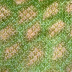 Yellow Colour Pure Chanderi Silk Self Printed Fabric