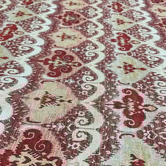 Maroon Colour Crepe Printed Fabric