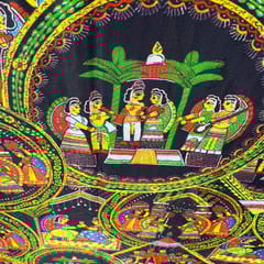 Multi Colour Crepe Printed Fabric