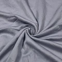 Grey Colour Twill Georgette Fabric