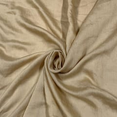 Beige Colour Twill Georgette Fabric