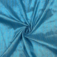 Light Blue Colour Pure Tanschui Silk Fabric