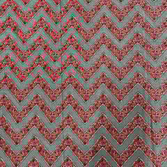 Sea Green Colour Cotton Cambric Printed Fabric