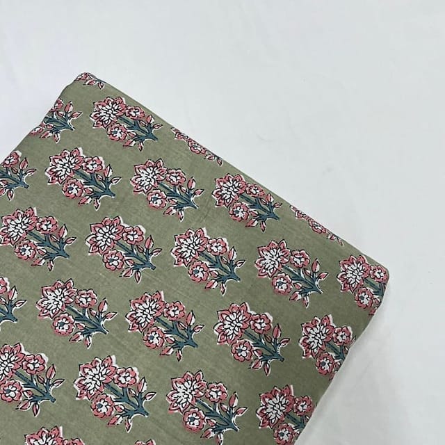 Multi Colour Cotton Cambric Printed Fabric