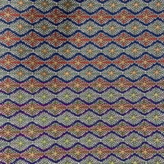 Navy Blue Colour Cotton Cambric Printed Fabric