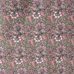 Multi Colour Cotton Cambric Printed Fabric