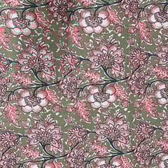 Multi Colour Cotton Cambric Printed Fabric