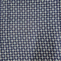 Blue Colour Cotton Cambric Printed Fabric