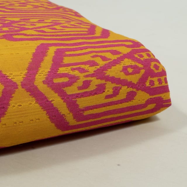 Multi Colour Viscose Cotton Dobby Digital Printed Fabric