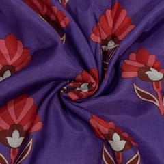 Multi Colour Japan Silk Digital Printed Fabric