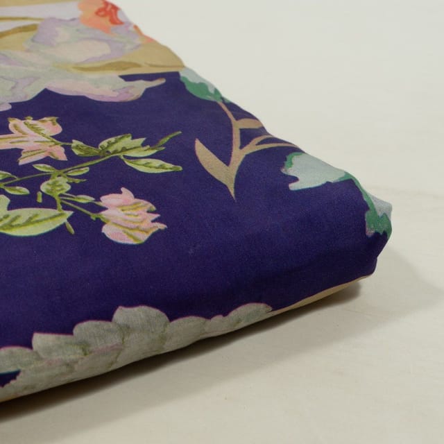 Multi Colour Japan Silk Digital Printed Fabric