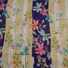 Multi Colour Japan Silk Digital Printed Fabric