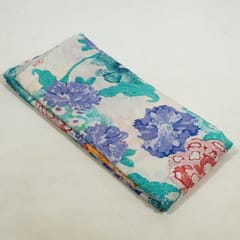 Multi Colour Japan Silk Digital Printed Fabric