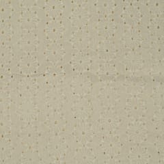 Dyeable Cotton Chikan Embroidered Fabric