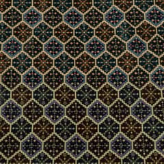 Multi Colour Velvet Print with Embroidered Fabric